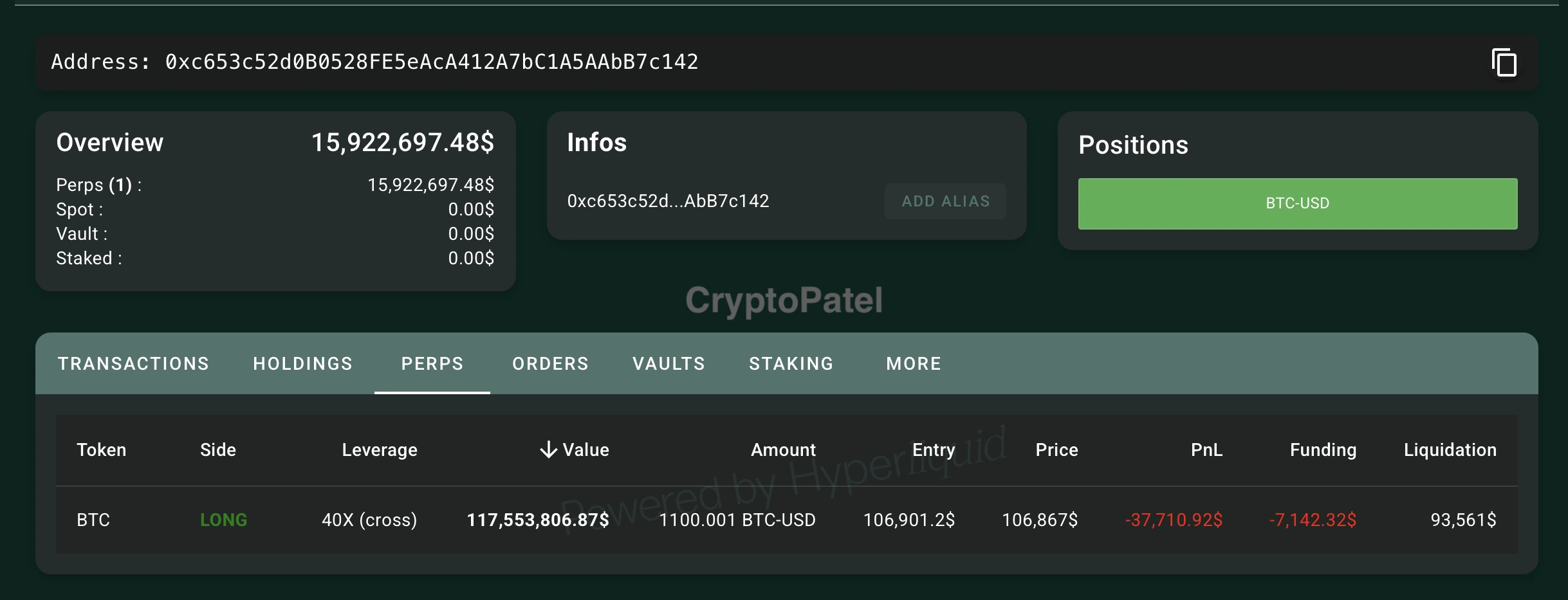 Whales Long Bitcoin on Hyperliquid as Leverage War Intensifies